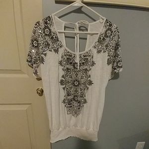 Sparkly Paisly Owl Top